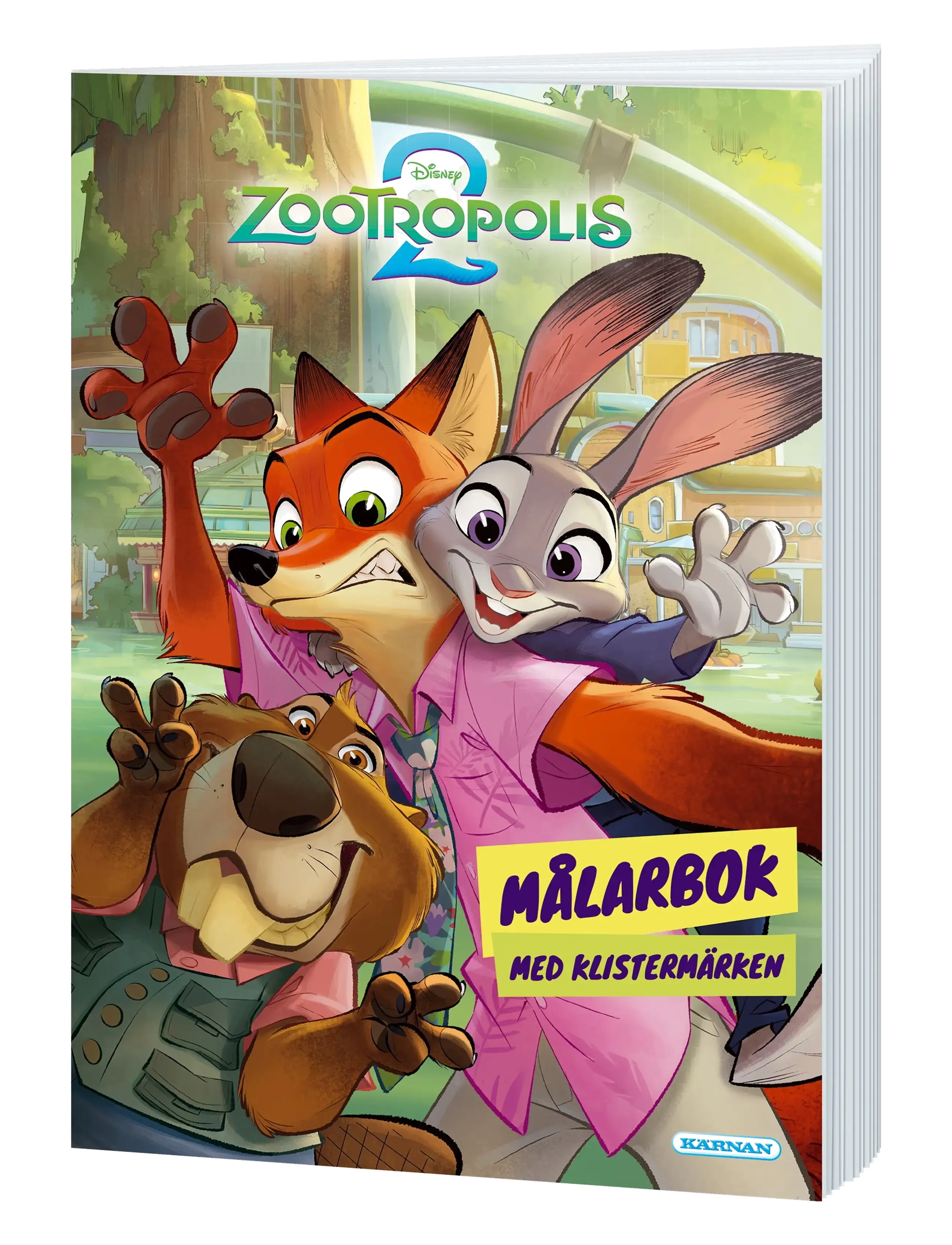 Kärnan - MÅLARBOK ZOOTROPOLIS 2 - målar- & pysselböcker - multi - 1