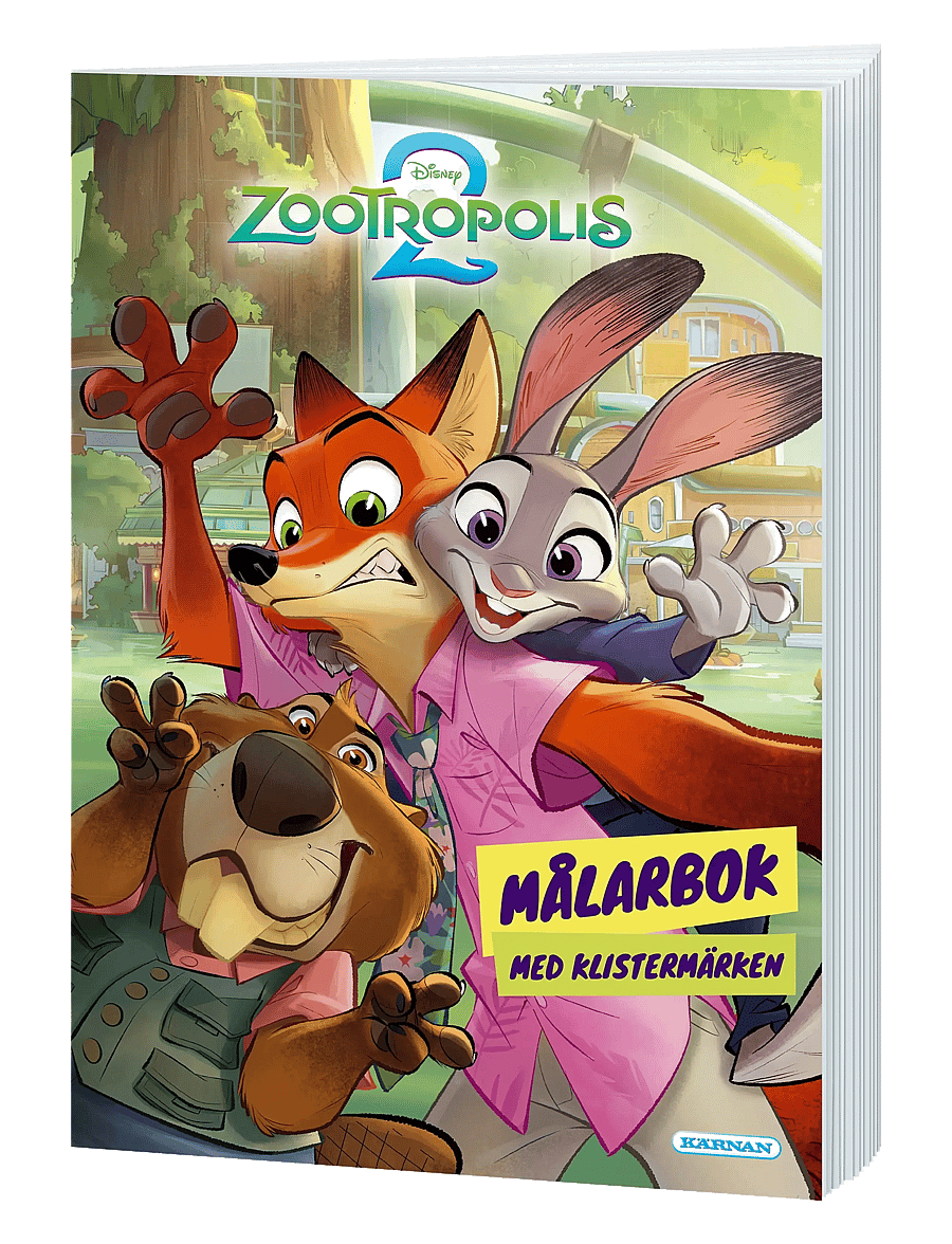 Kärnan - MÅLARBOK ZOOTROPOLIS 2 - målar- & pysselböcker - multi - 1