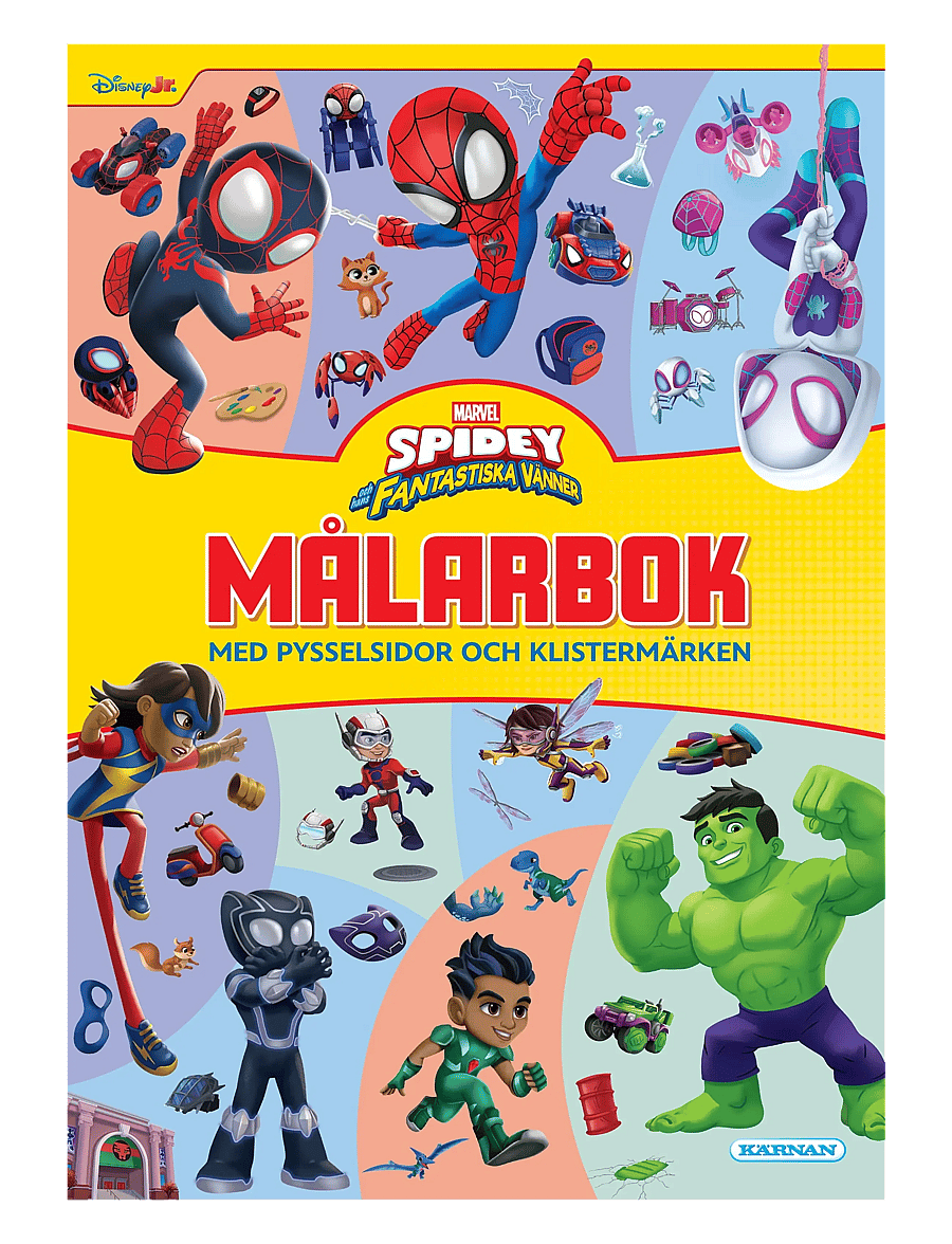 Kärnan - MÅLARBOK SPIDEY OCH HANS FANTASTISKA VÄNNER - målar- & pysselböcker - multi - 0