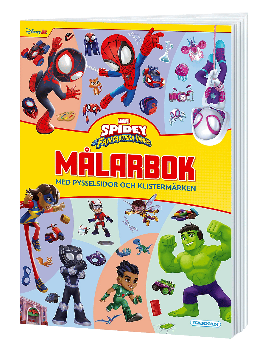 Kärnan - MÅLARBOK SPIDEY OCH HANS FANTASTISKA VÄNNER - målar- & pysselböcker - multi - 1