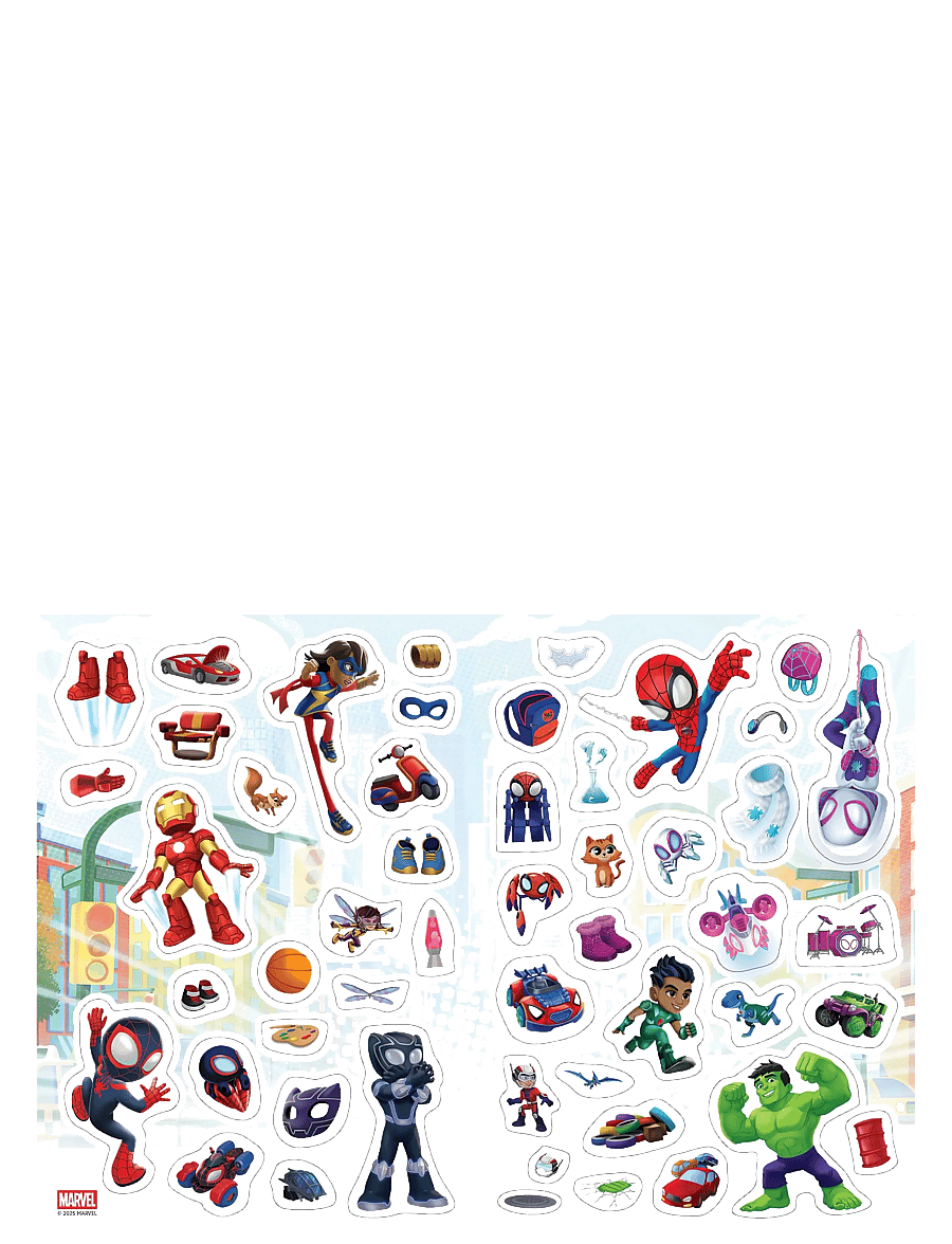 Kärnan - MÅLARBOK SPIDEY OCH HANS FANTASTISKA VÄNNER - målar- & pysselböcker - multi - 3