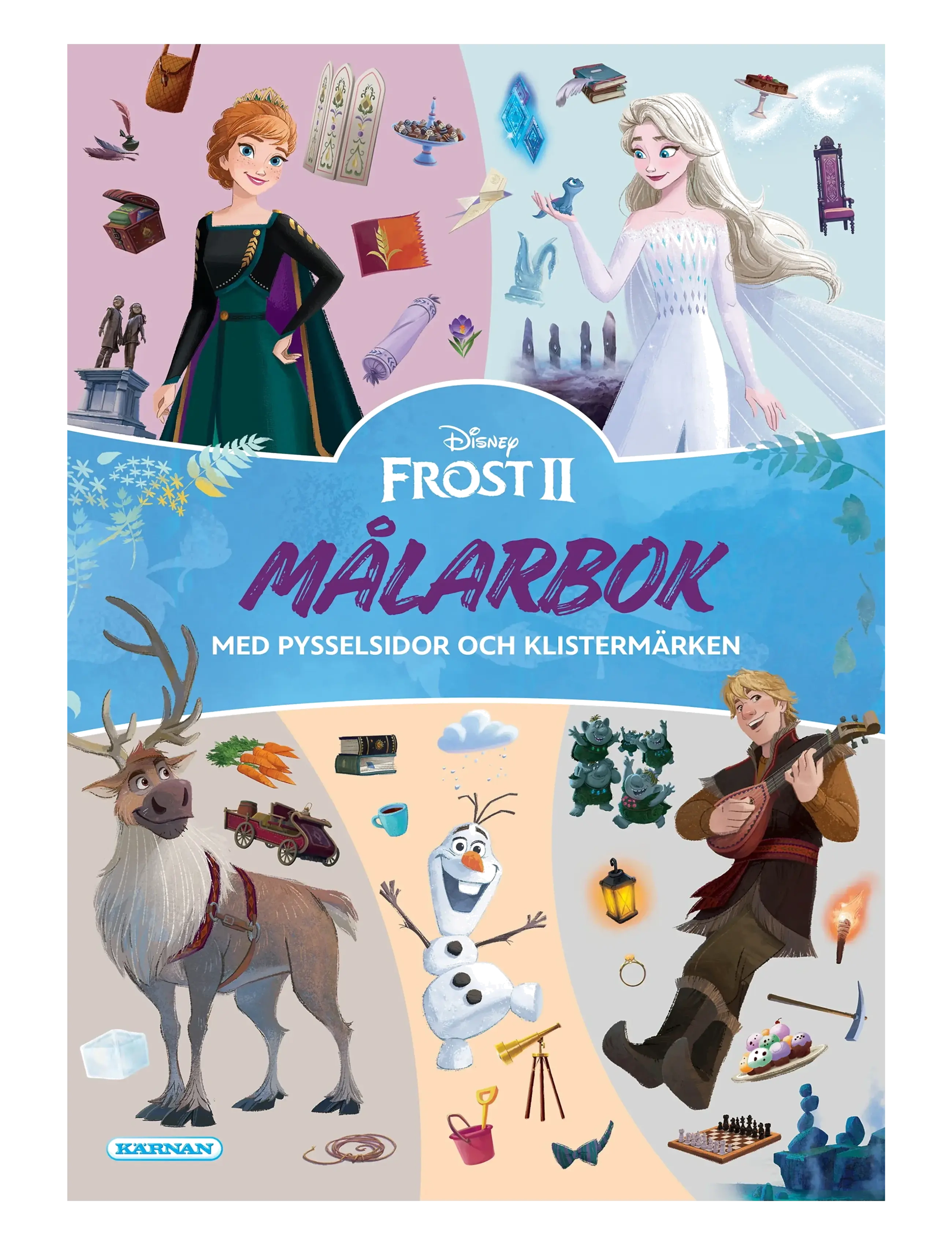 Kärnan MÅLARBOK FROST - 4 for 3 - MULTI / multi