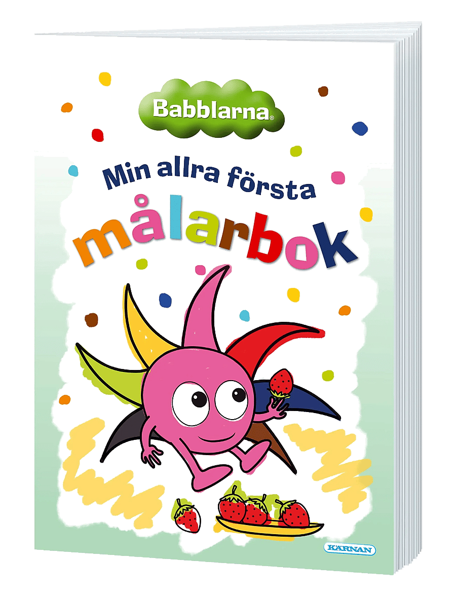 Kärnan - MÅLARBOK BABBLARNA MIN ALLRA FÖRSTA MÅLARBOK - målar- & pysselböcker - multi - 1