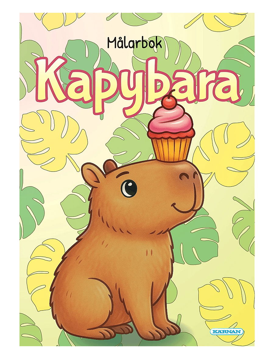 Kärnan - MÅLARBOK KAPYBARAS - målar- & pysselböcker - multi - 0