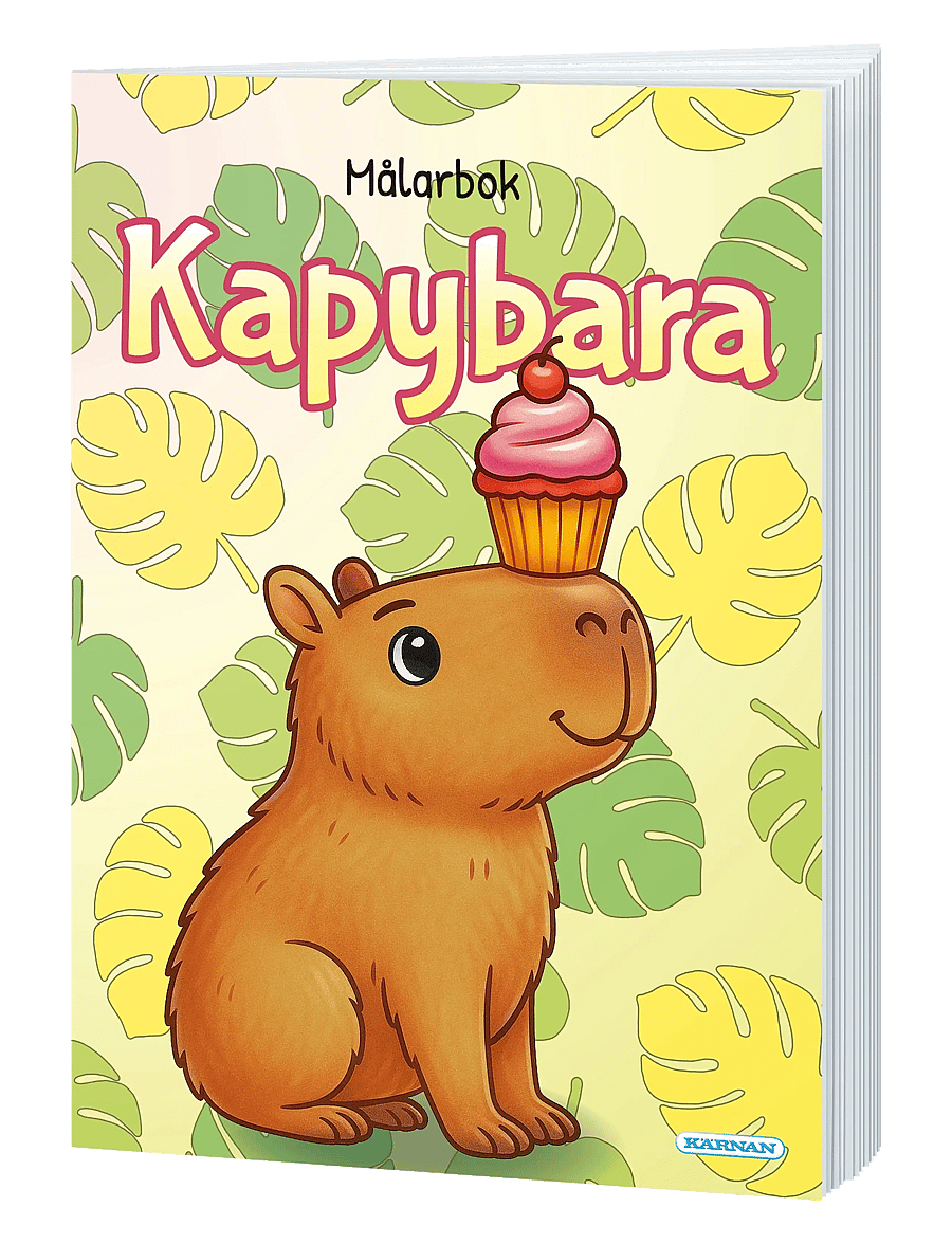 Kärnan - MÅLARBOK KAPYBARAS - målar- & pysselböcker - multi - 1