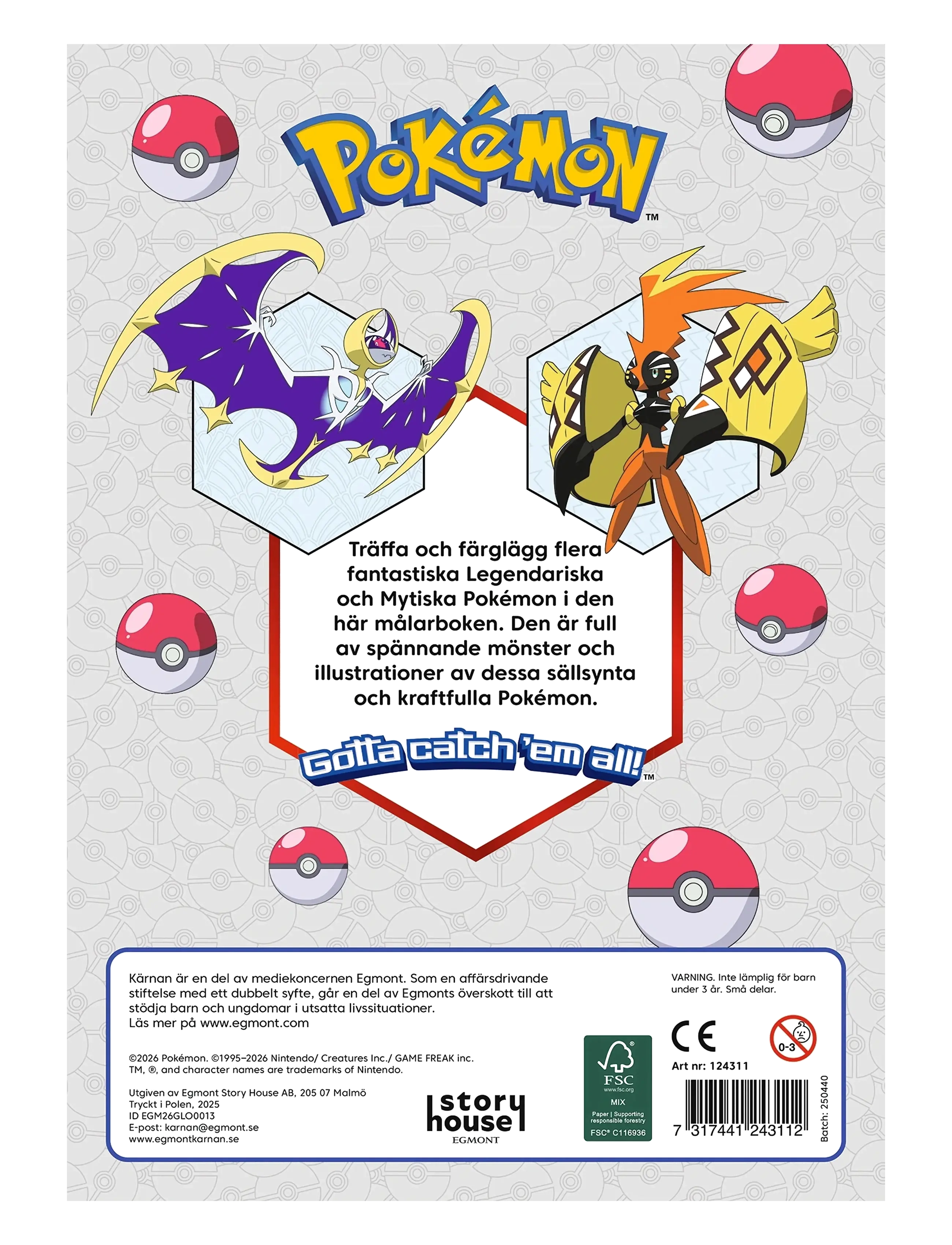 Kärnan - MÅLARBOK POKEMON - målar- & pysselböcker - multi - 3