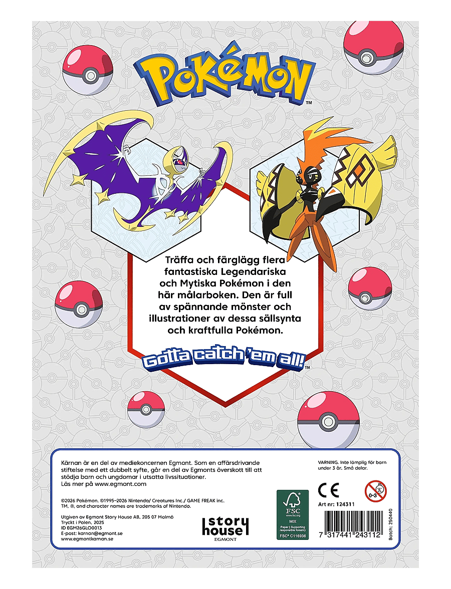 Kärnan - MÅLARBOK POKEMON - målar- & pysselböcker - multi - 3