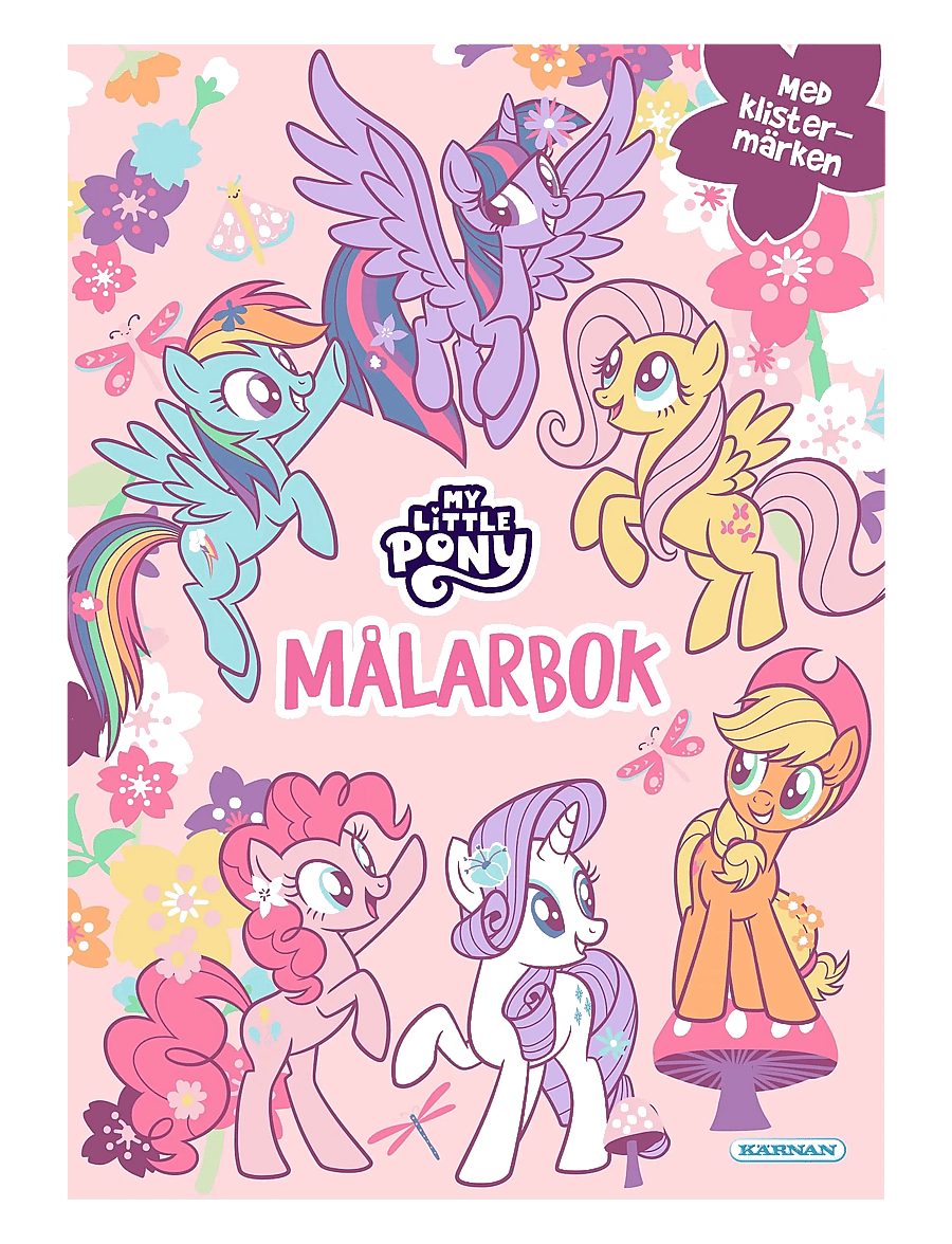 Kärnan - MÅLARBOK MY LITTLE PONY - klistermärken - multi - 0
