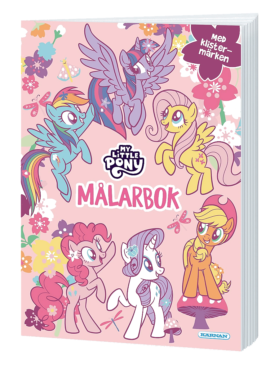 Kärnan - MÅLARBOK MY LITTLE PONY - klistermärken - multi - 1