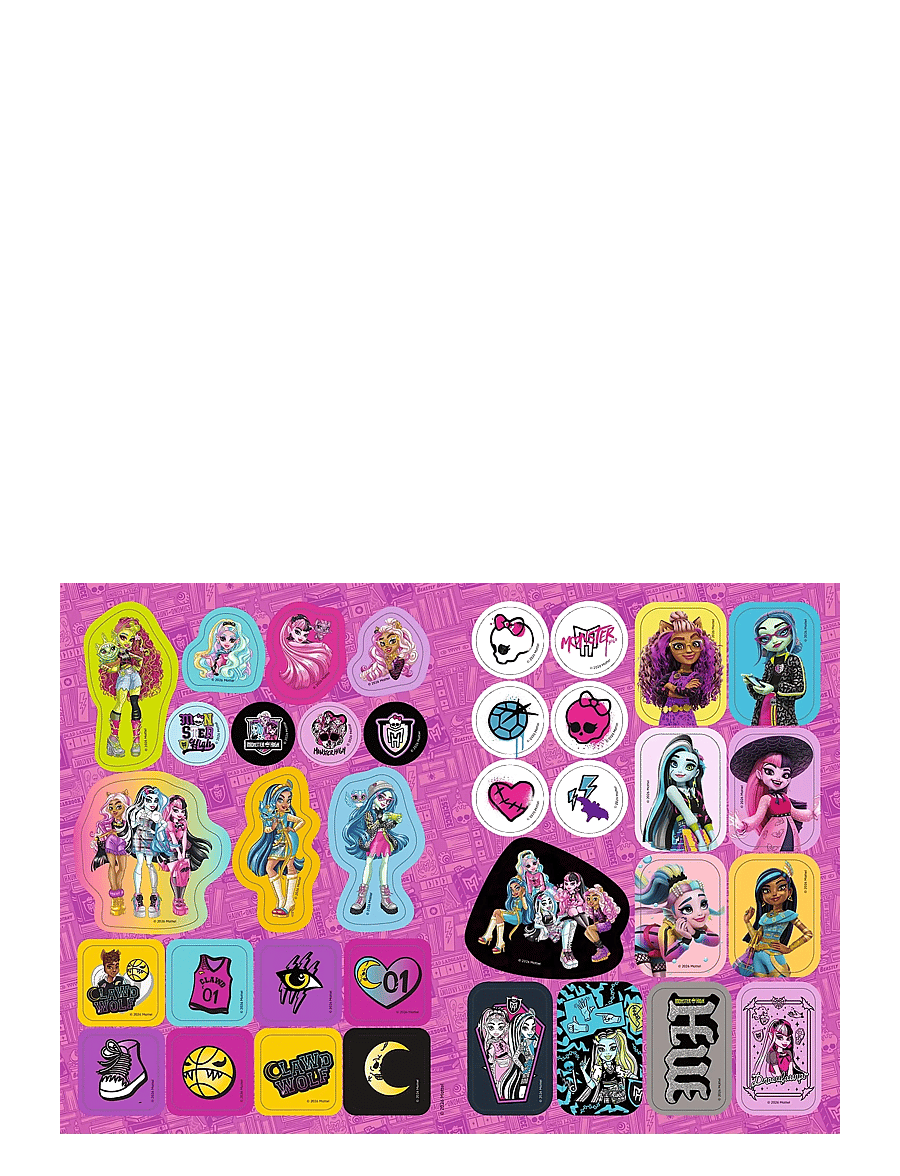 Kärnan - MÅLARBOK MONSTER HIGH - klistermärken - multi - 3