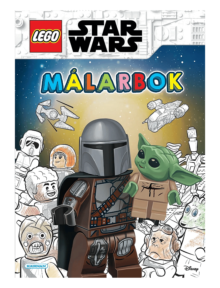 Kärnan - MÅLARBOK LEGO STAR WARS - målar- & pysselböcker - multi - 0