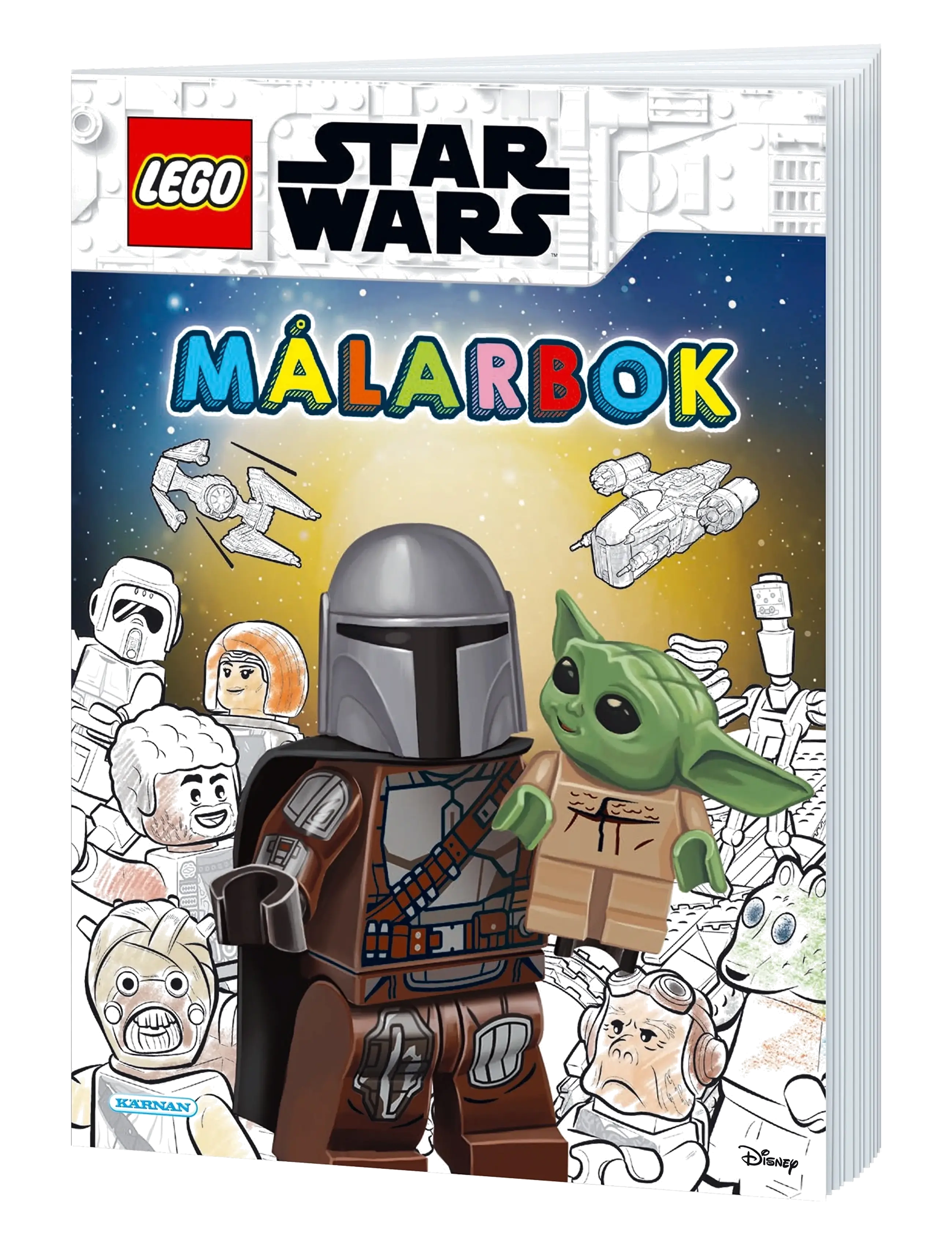 Kärnan - MÅLARBOK LEGO STAR WARS - målar- & pysselböcker - multi - 1