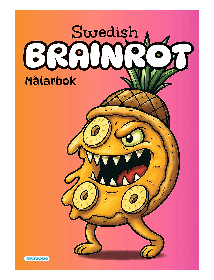 Kärnan - MÅLARBOK SWEDISH BRAINROT - målar- & pysselböcker - multi - 0