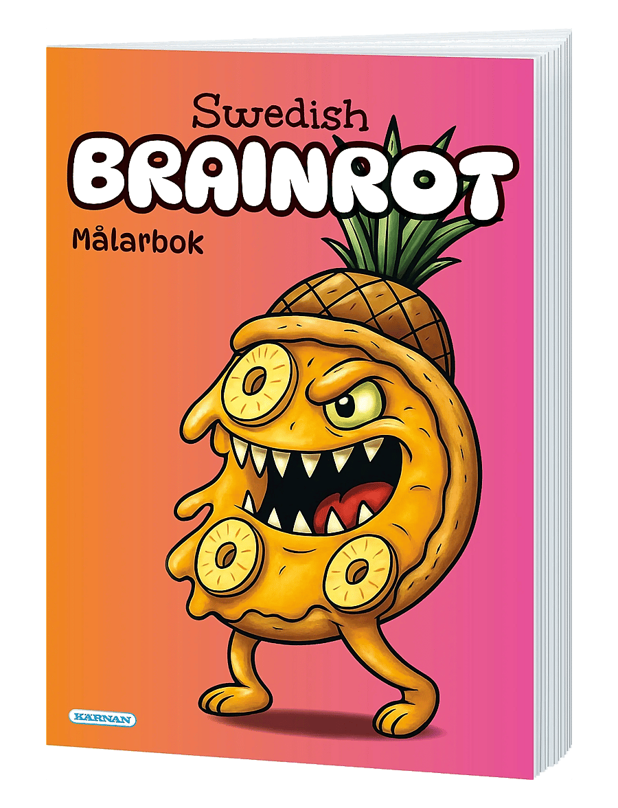 Kärnan - MÅLARBOK SWEDISH BRAINROT - målar- & pysselböcker - multi - 1