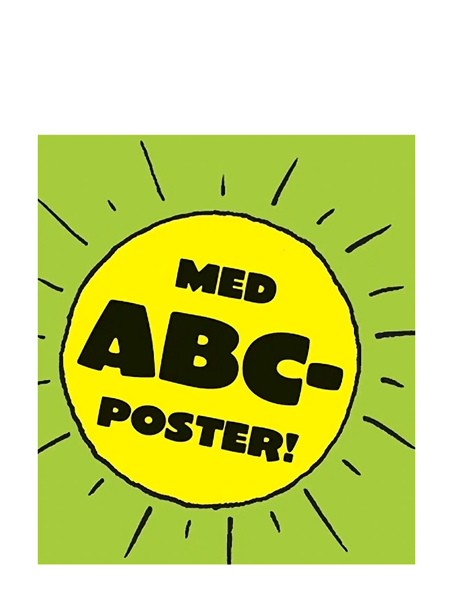 Kärnan - MÅLARBOK BAMSE ABC, MED POSTER - målar- & pysselböcker - multi - 1