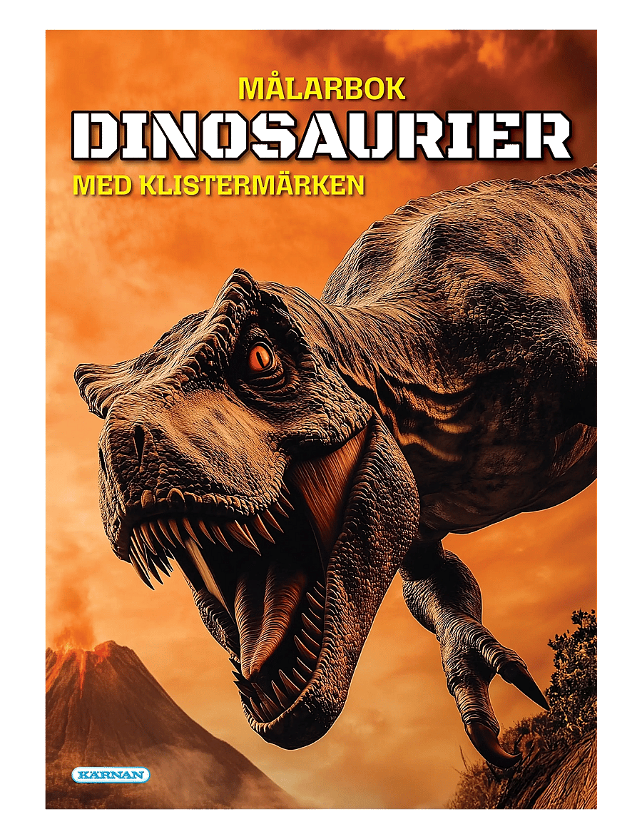 Kärnan - MÅLARBOK DINOSAURIER - målar- & pysselböcker - multi - 0
