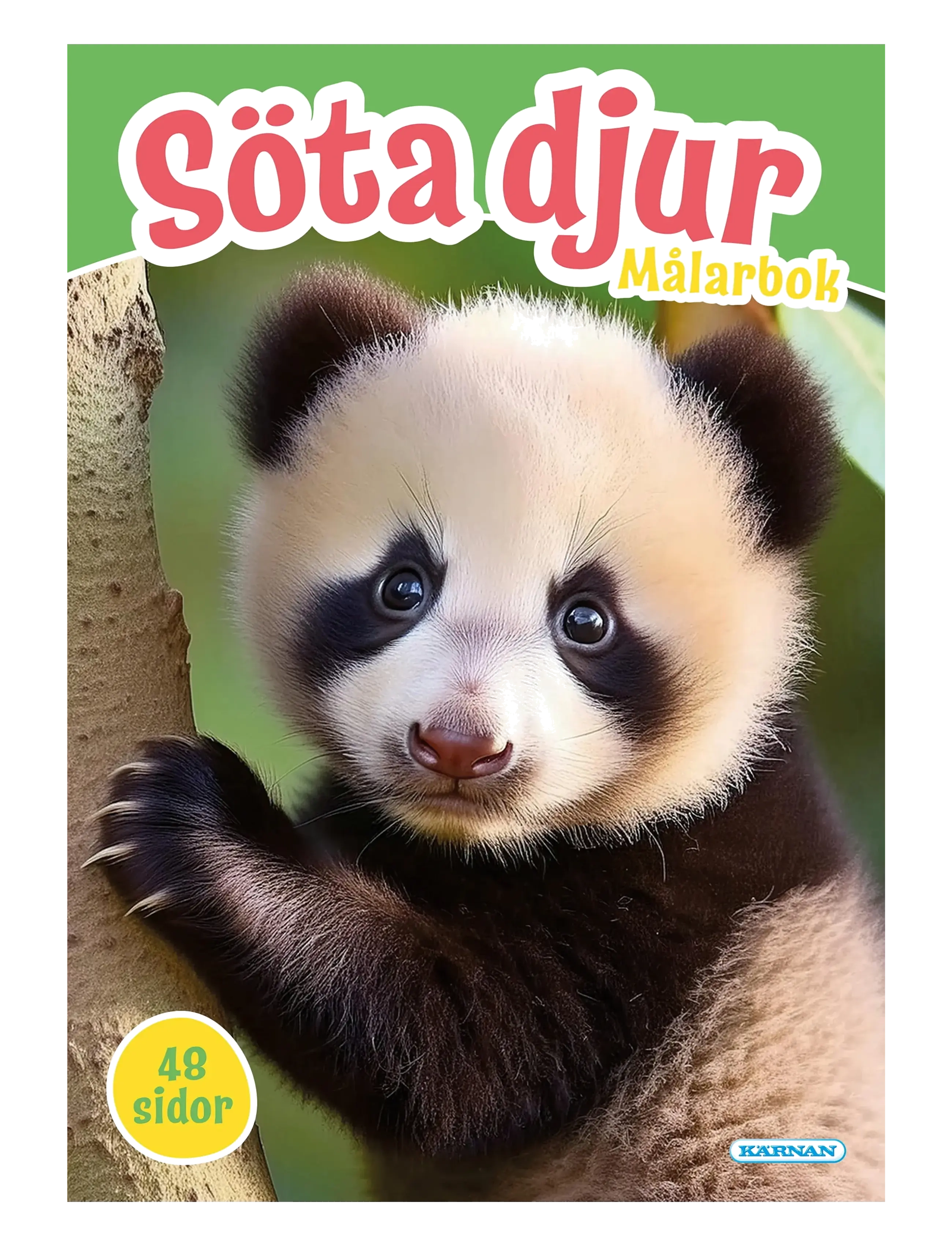 Kärnan MÅLARBOK SÖTA DJUR - Rita & Pyssla - MULTI / white