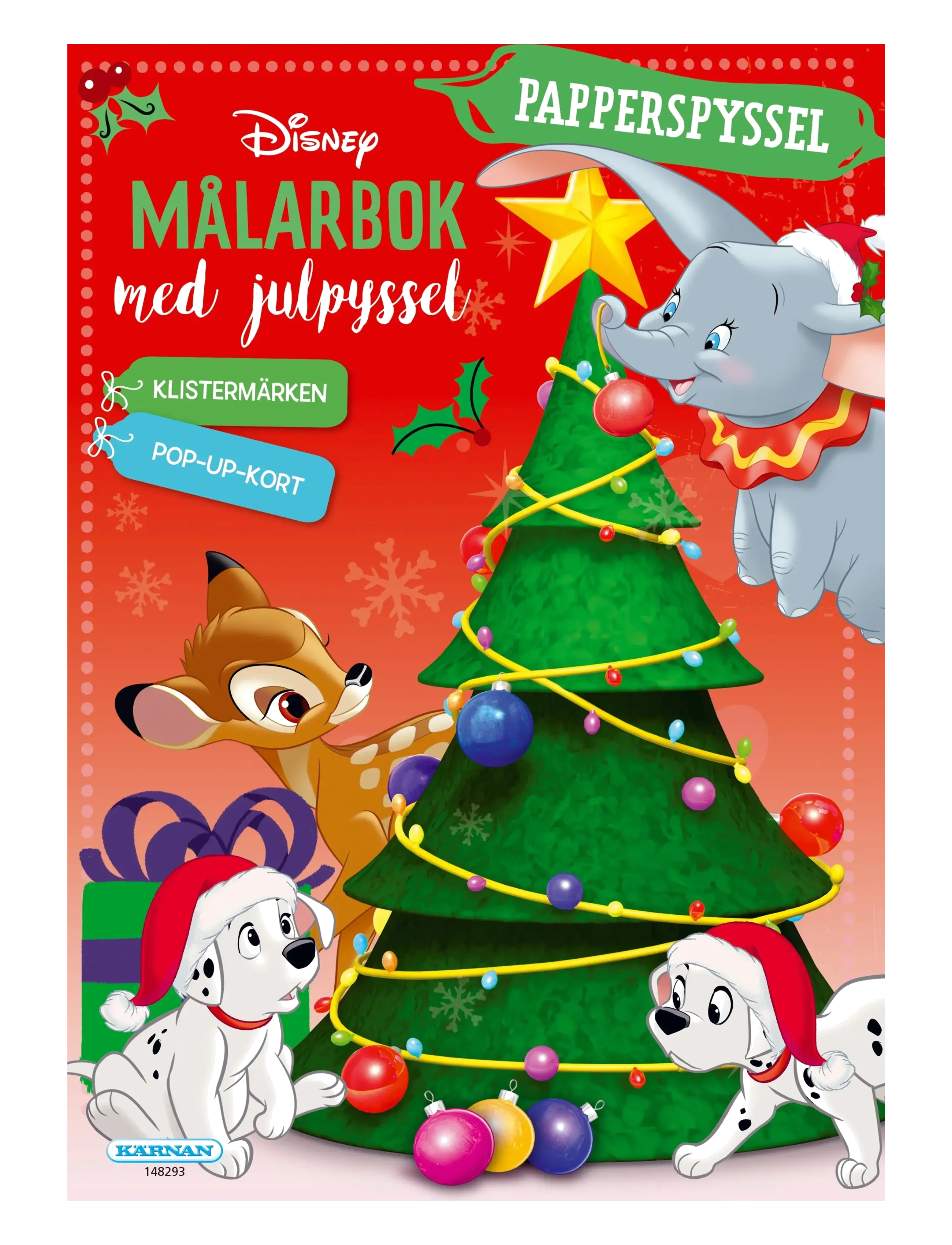 Kärnan MÅLA OCH JULPYSSLA MED DISNEY - Rita & Pyssla - RED / red