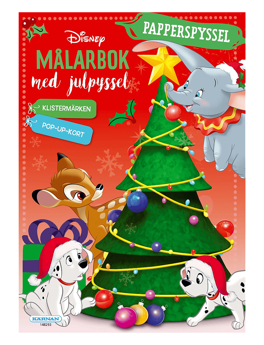 Kärnan - MÅLA OCH JULPYSSLA MED DISNEY - målar- & pysselböcker - red - 0