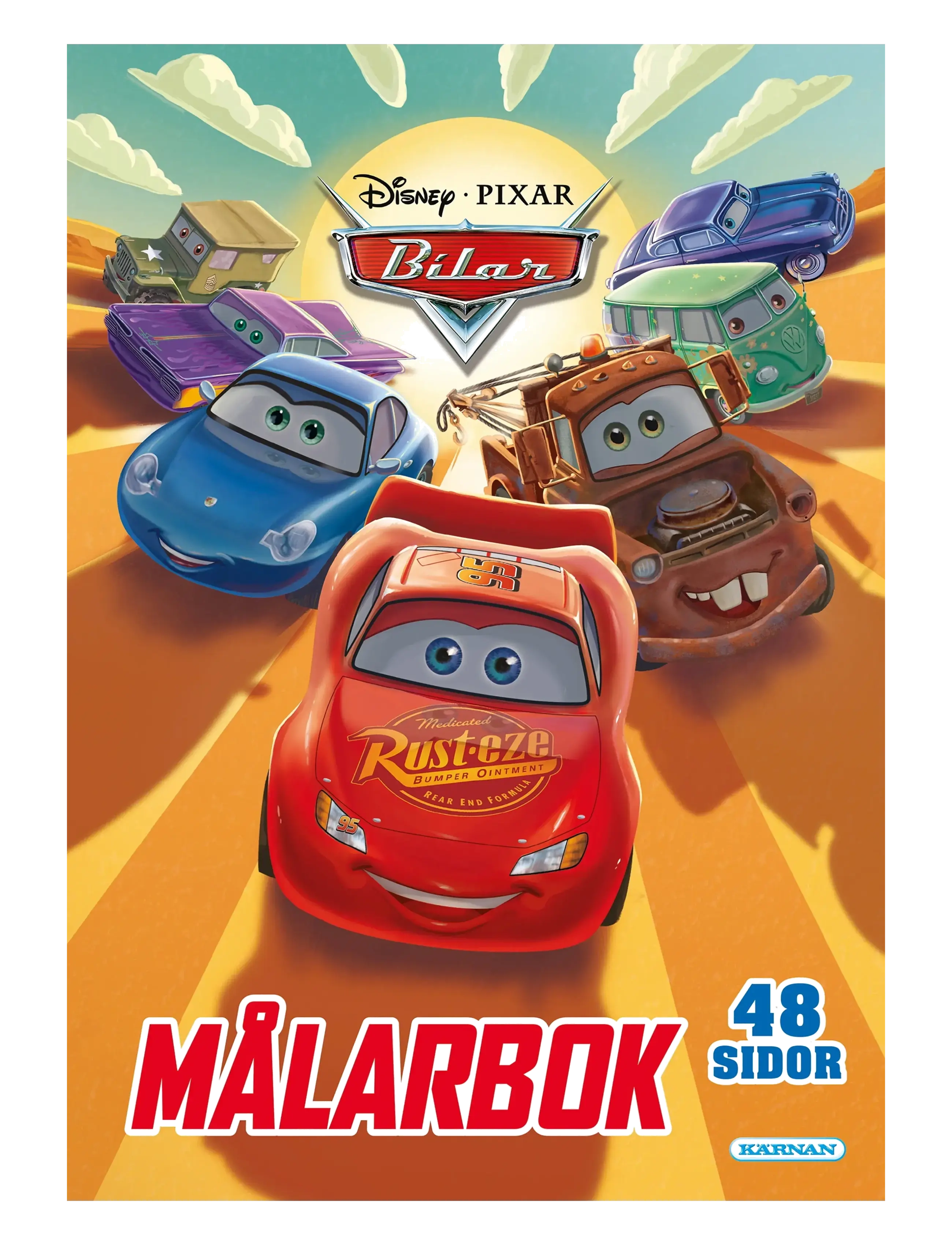 Kärnan MÅLARBOK BILAR - Last chance - MULTI / red