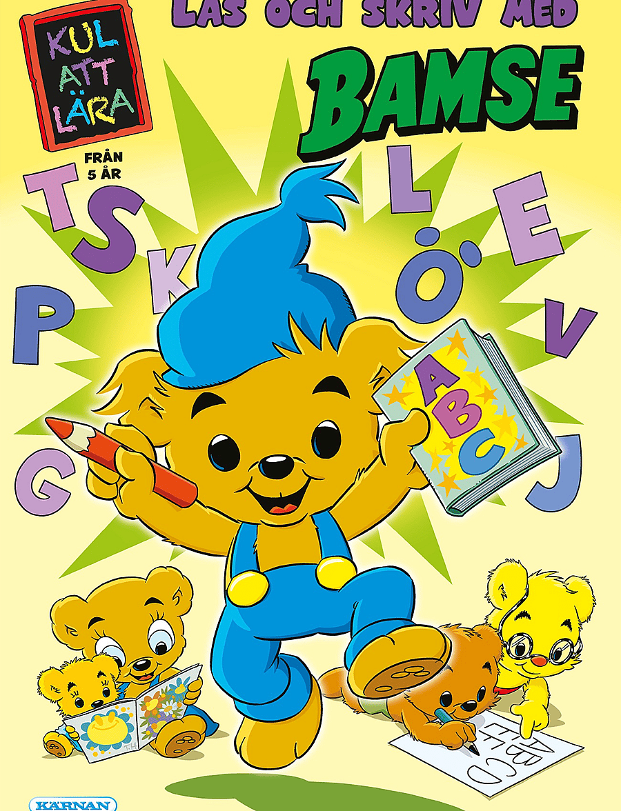 Kärnan - BAMSE LÄS OCH SKRIV MED BAMSE - målar- & pysselböcker - multi - 0