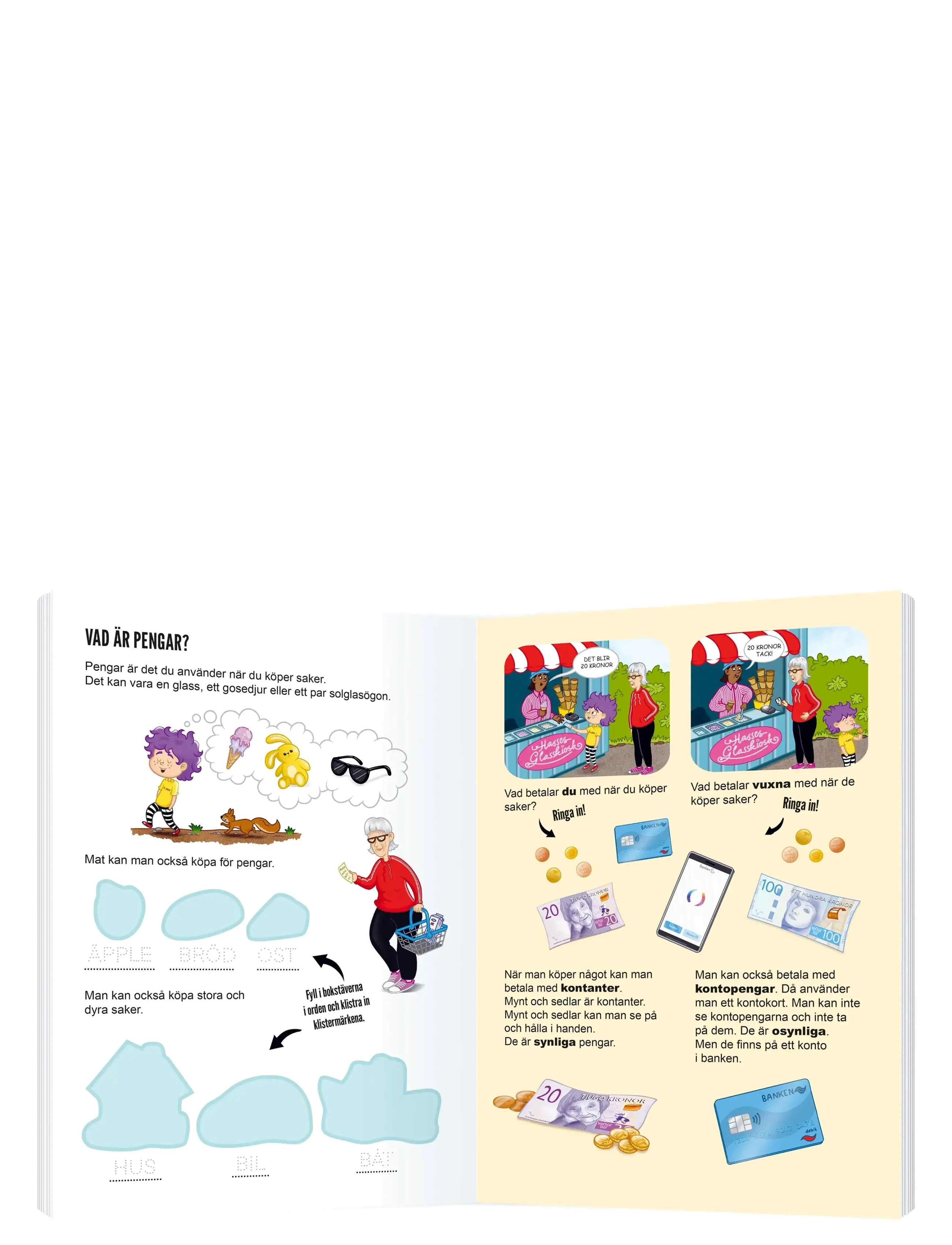 Kärnan - SMARTA BARN VI PRATAR PENGAR - pedagogiska barnböcker - multi - 2