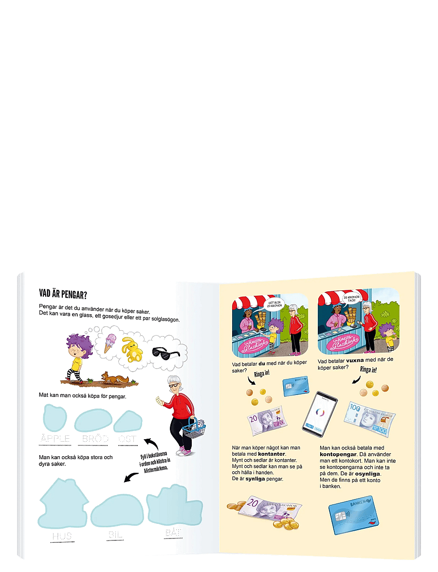 Kärnan - SMARTA BARN VI PRATAR PENGAR - pedagogiska barnböcker - multi - 2