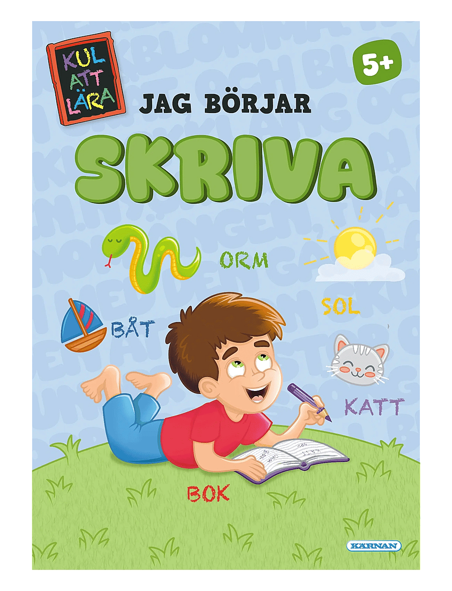 Kärnan - KUL ATT LÄRA- JAG BÖRJAR SKRIVA - pedagogiska barnböcker - multi - 0