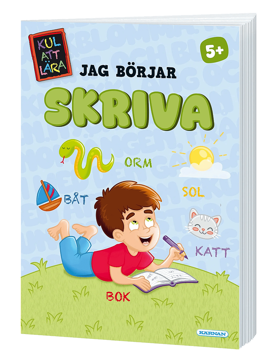 Kärnan - KUL ATT LÄRA- JAG BÖRJAR SKRIVA - pedagogiska barnböcker - multi - 1