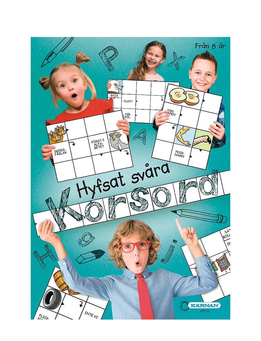Kärnan - HYFSAT SVÅRA KORSORD - pedagogiska spel - multi - 0
