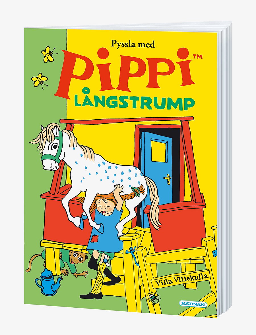 Kärnan - PYSSELBOK PIPPI - lita- og föndurbækur - pink - 0