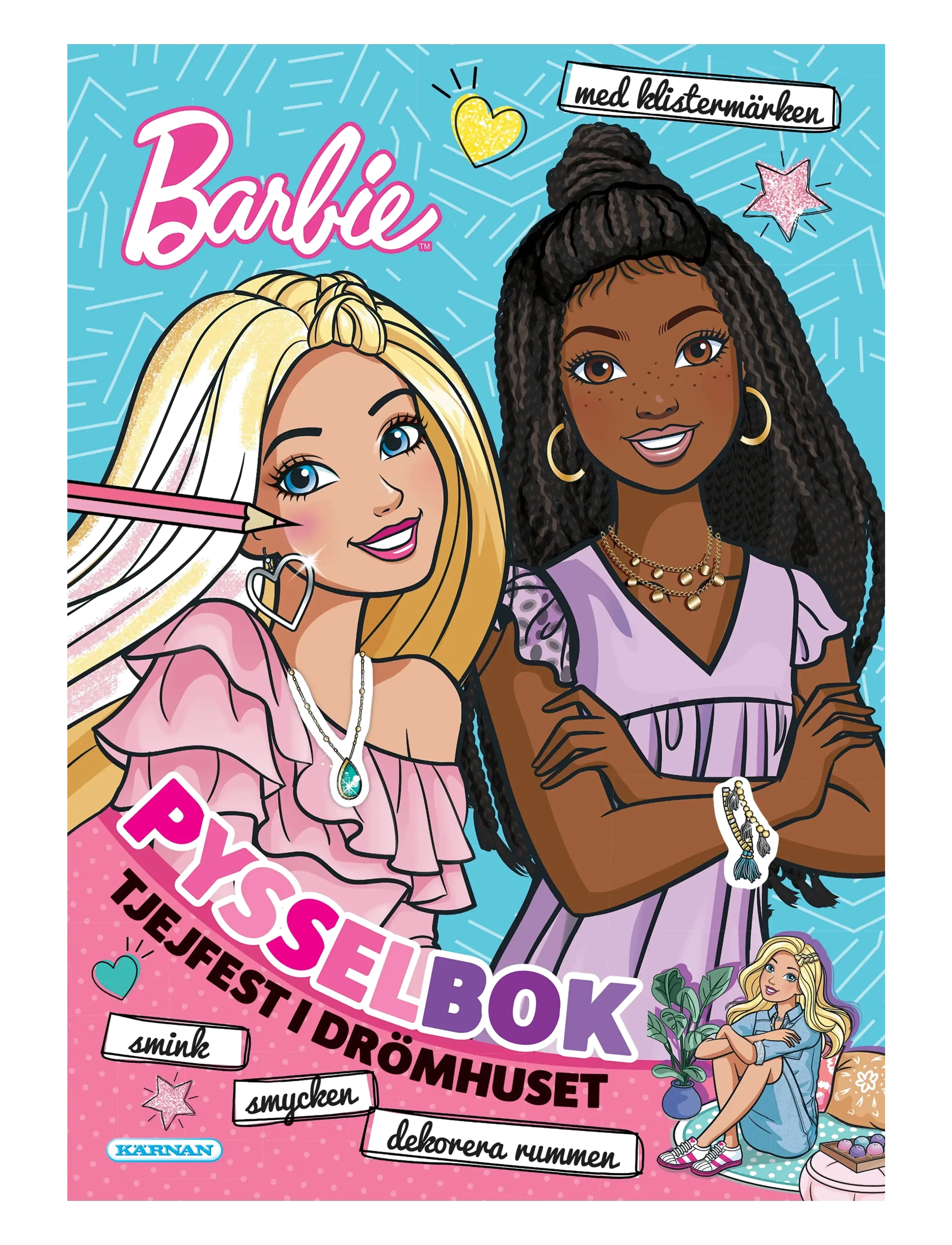 Kärnan PYSSELBOK BARBIE - Målar- & pysselböcker - BLUE / pink/rose