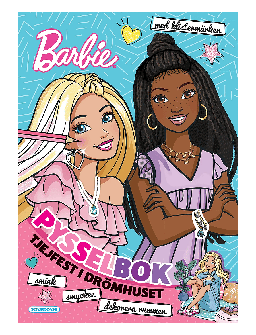 Kärnan - PYSSELBOK BARBIE - målar- & pysselböcker - blue - 0