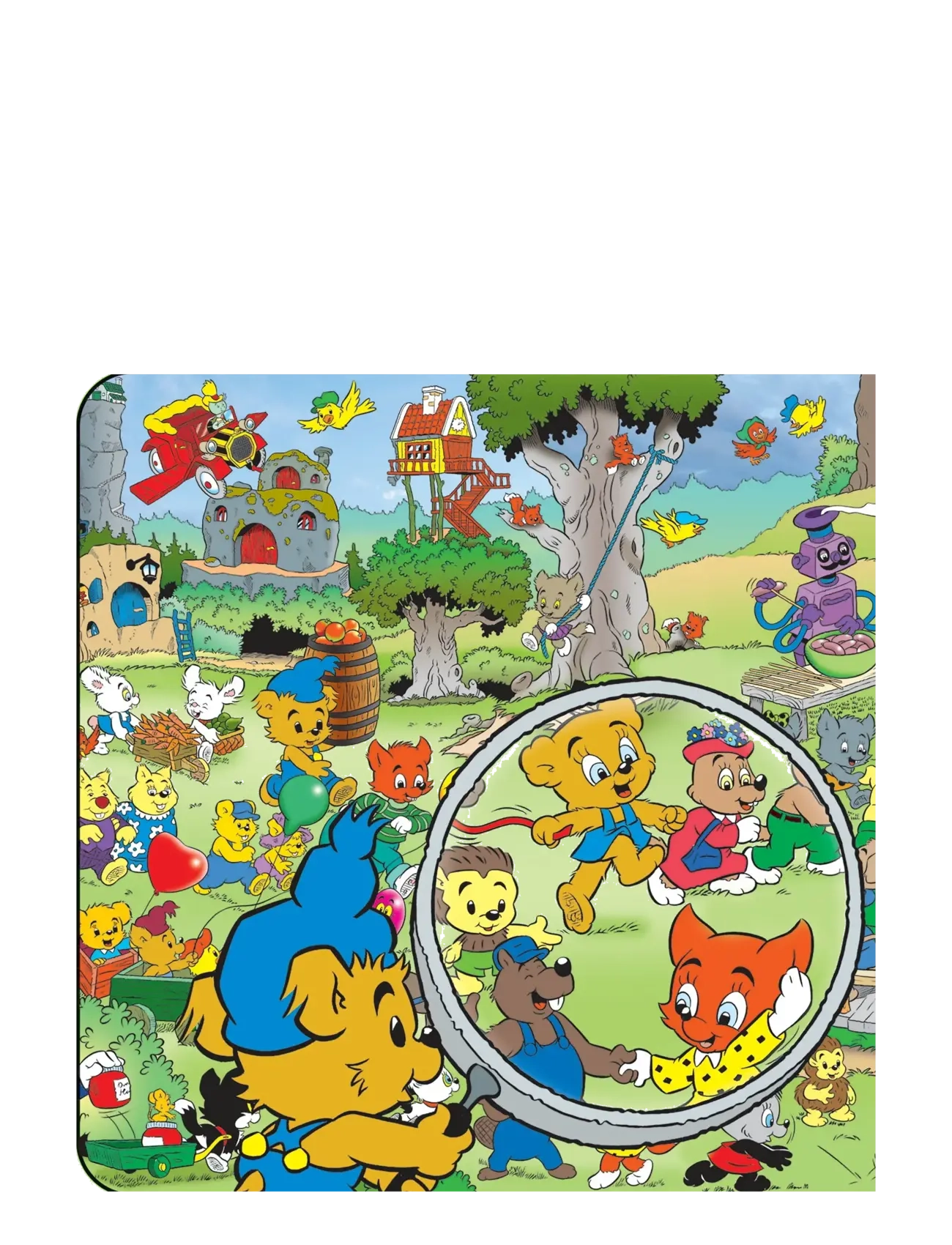Kärnan PYSSELBOK BAMSE LETA OCH HITTA - Leksaker 0–2 år - GREEN / multi