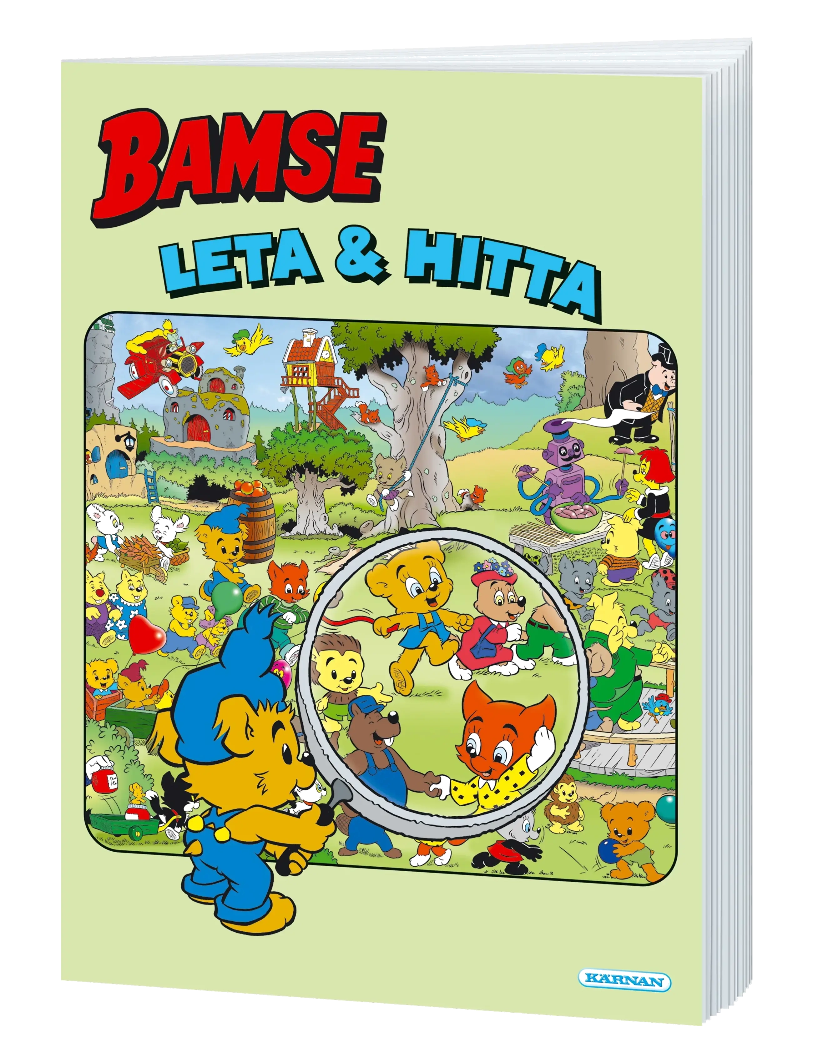 Kärnan - PYSSELBOK BAMSE LETA OCH HITTA - green - 1
