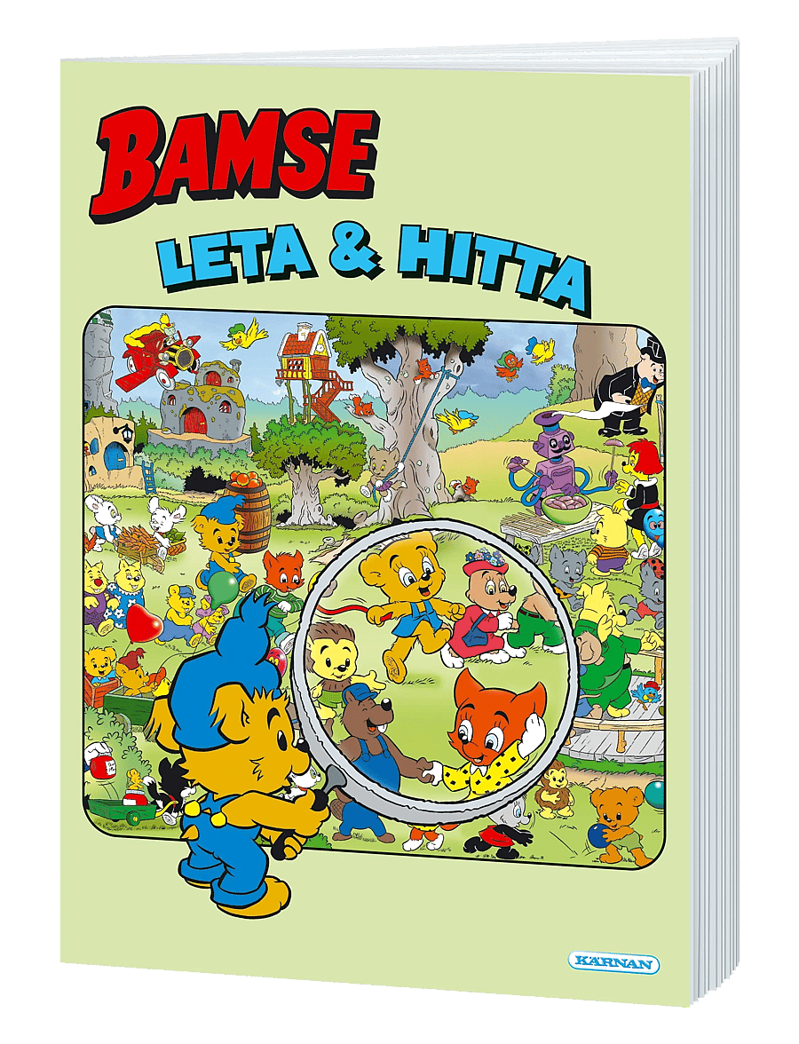 Kärnan - PYSSELBOK BAMSE LETA OCH HITTA - sagor - green - 1