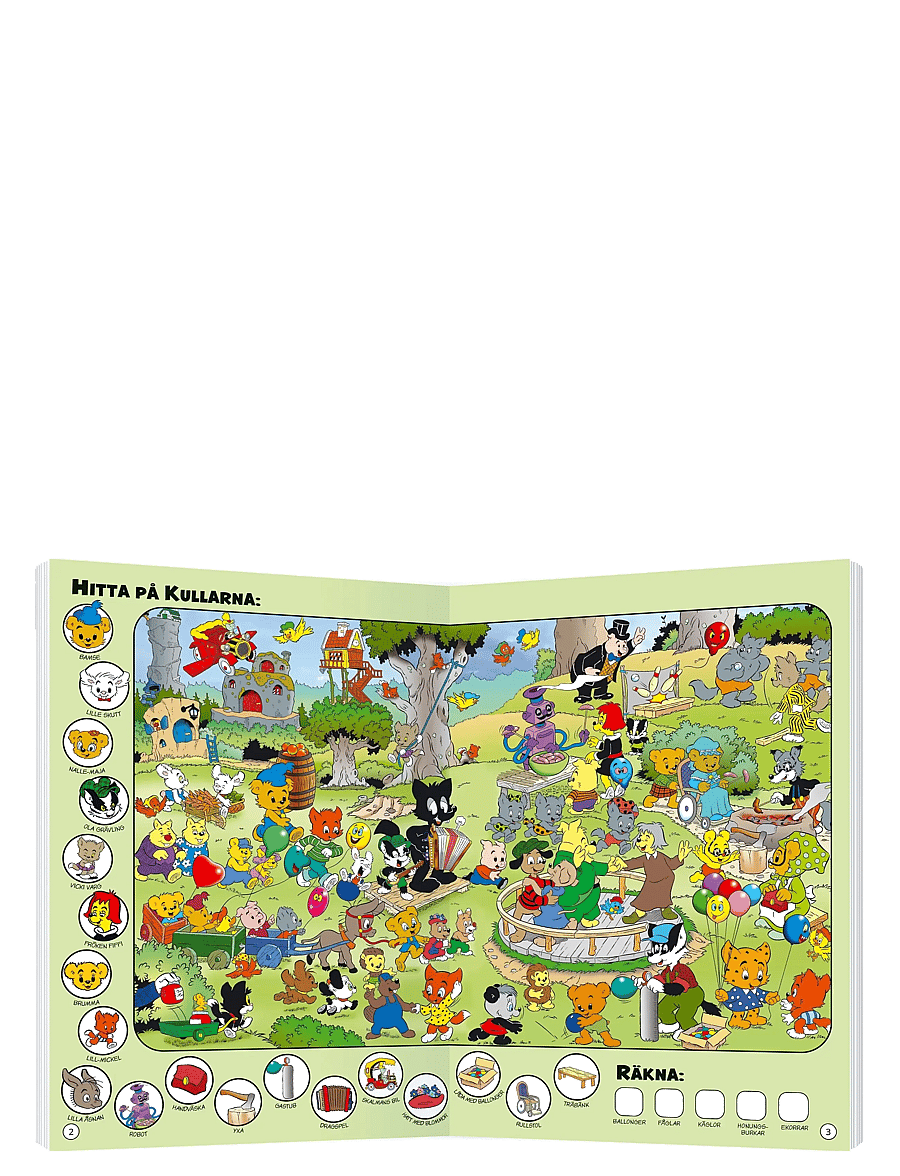 Kärnan - PYSSELBOK BAMSE LETA OCH HITTA - sagor - green - 2