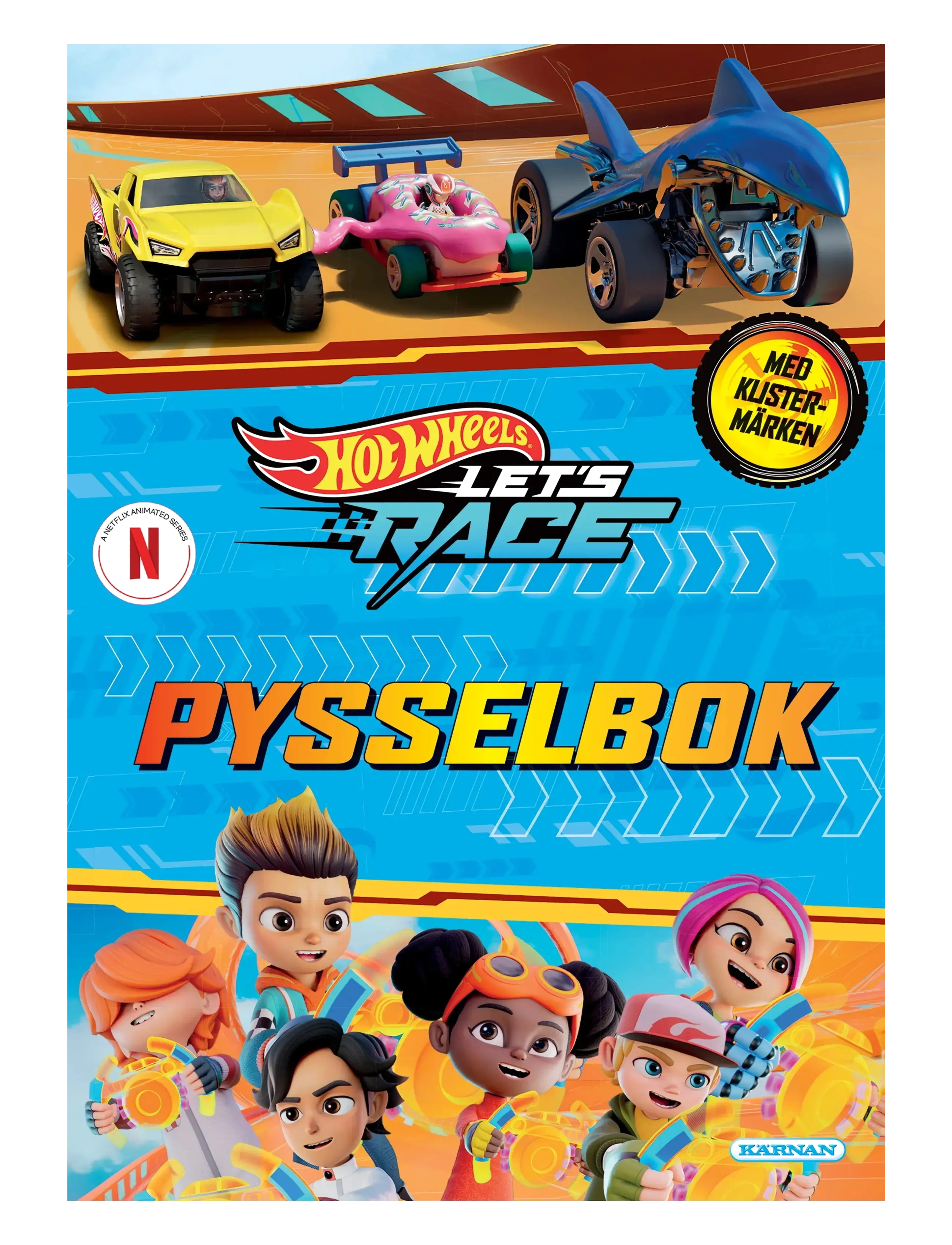 Kärnan PYSSELBOK HOT WHEELS - Rita & Pyssla - BLUE / yellow