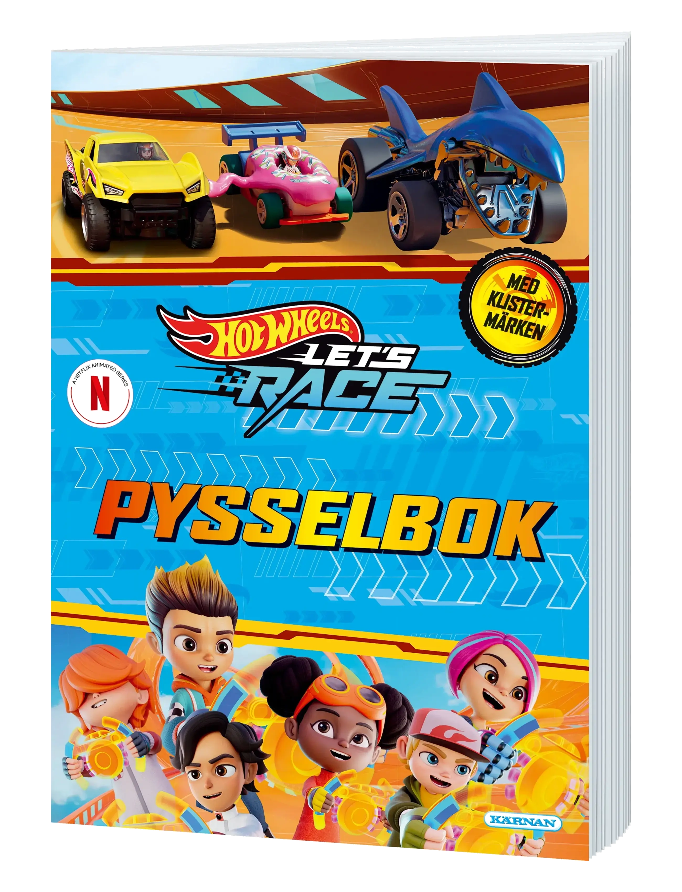 Kärnan - PYSSELBOK HOT WHEELS - rita - blue - 1