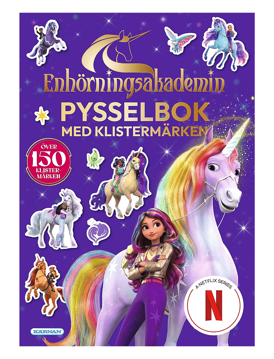 Kärnan - PYSSELBOK ENHÖRNINGSAKADEMIN - målar- & pysselböcker - purple - 0