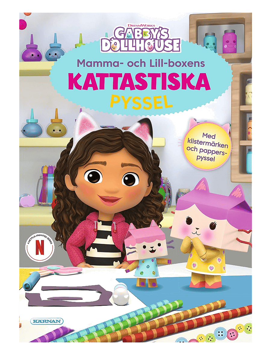 Kärnan - PYSSELBOK GABBYS DOLLHOUSE - målar- & pysselböcker - multi - 0