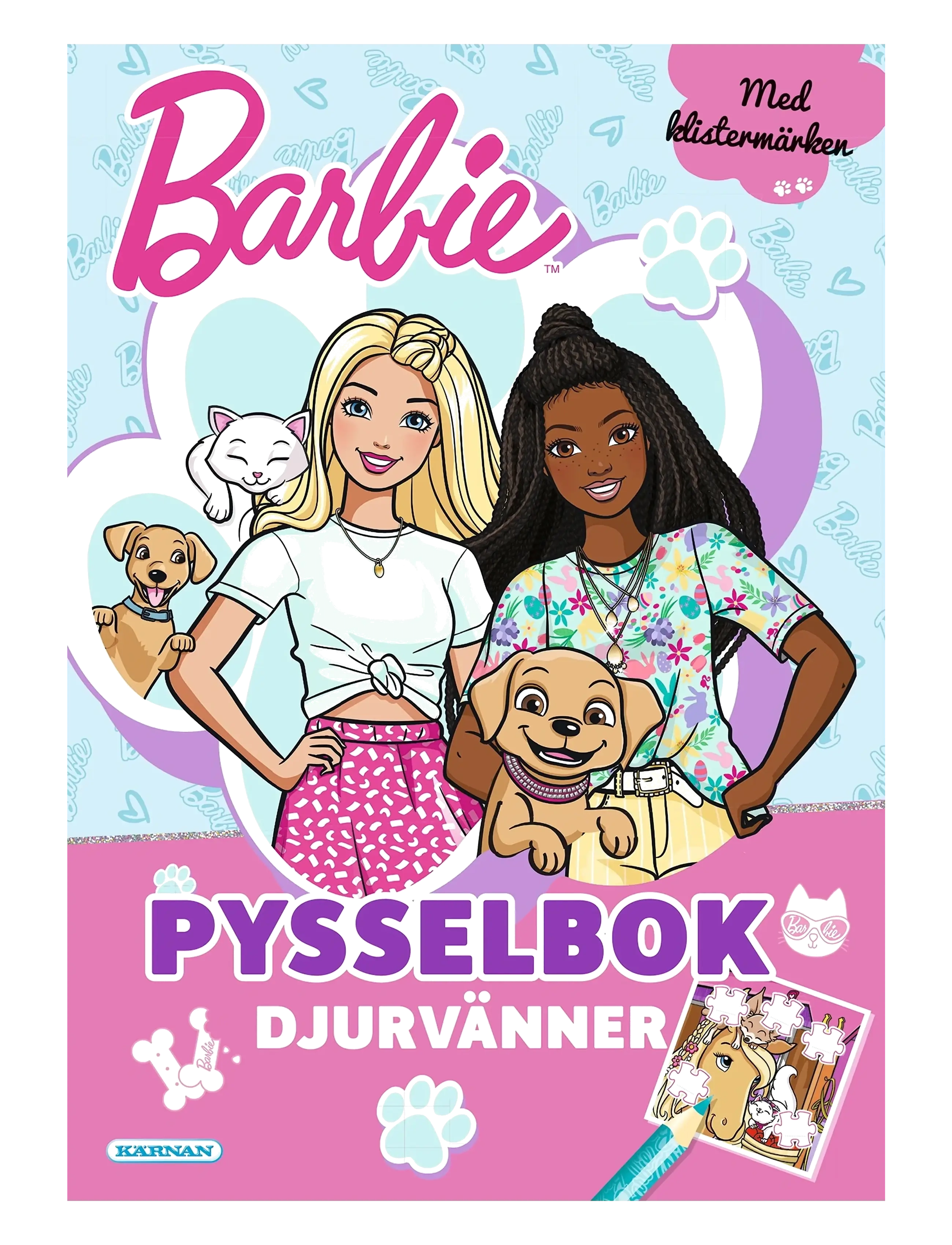 Kärnan PYSSELBOK BARBIE - Inomhus leksaker - MULTI / pink/rose