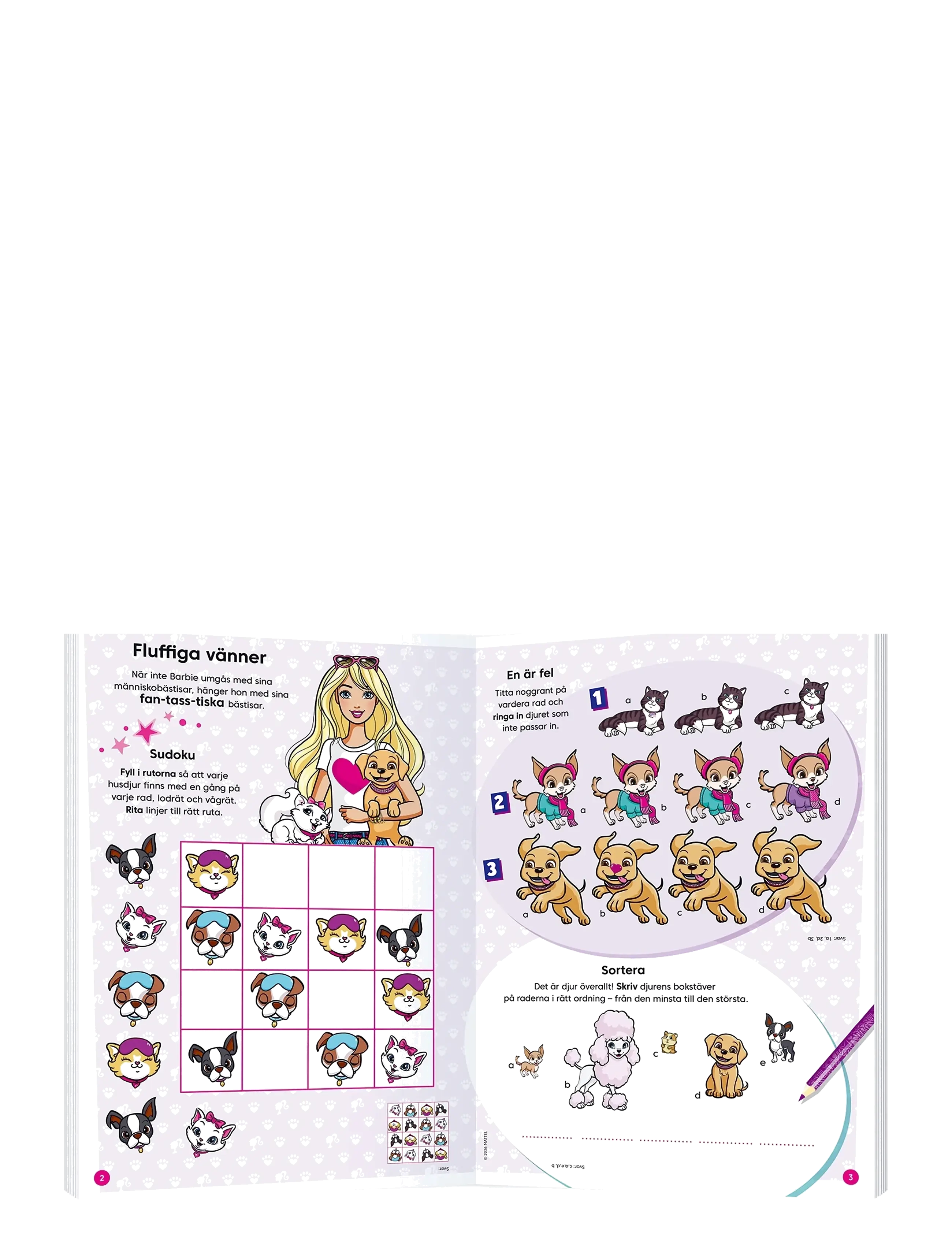 Kärnan - PYSSELBOK BARBIE - målar- & pysselböcker - multi - 2