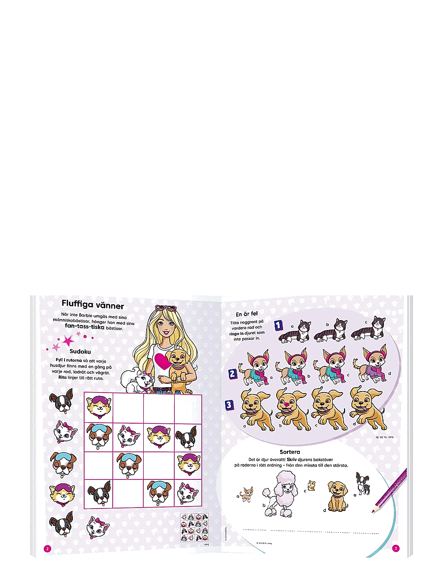 Kärnan - PYSSELBOK BARBIE - målar- & pysselböcker - multi - 2