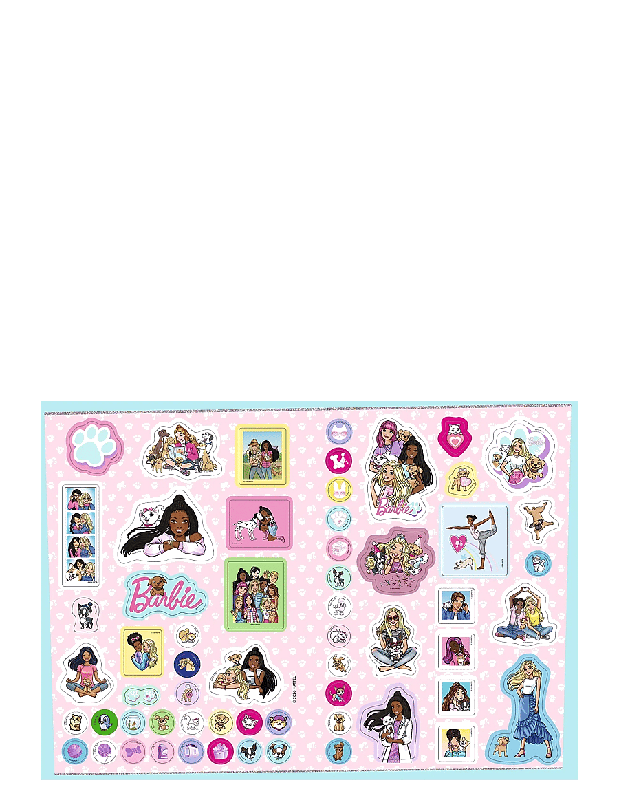 Kärnan - PYSSELBOK BARBIE - målar- & pysselböcker - multi - 3