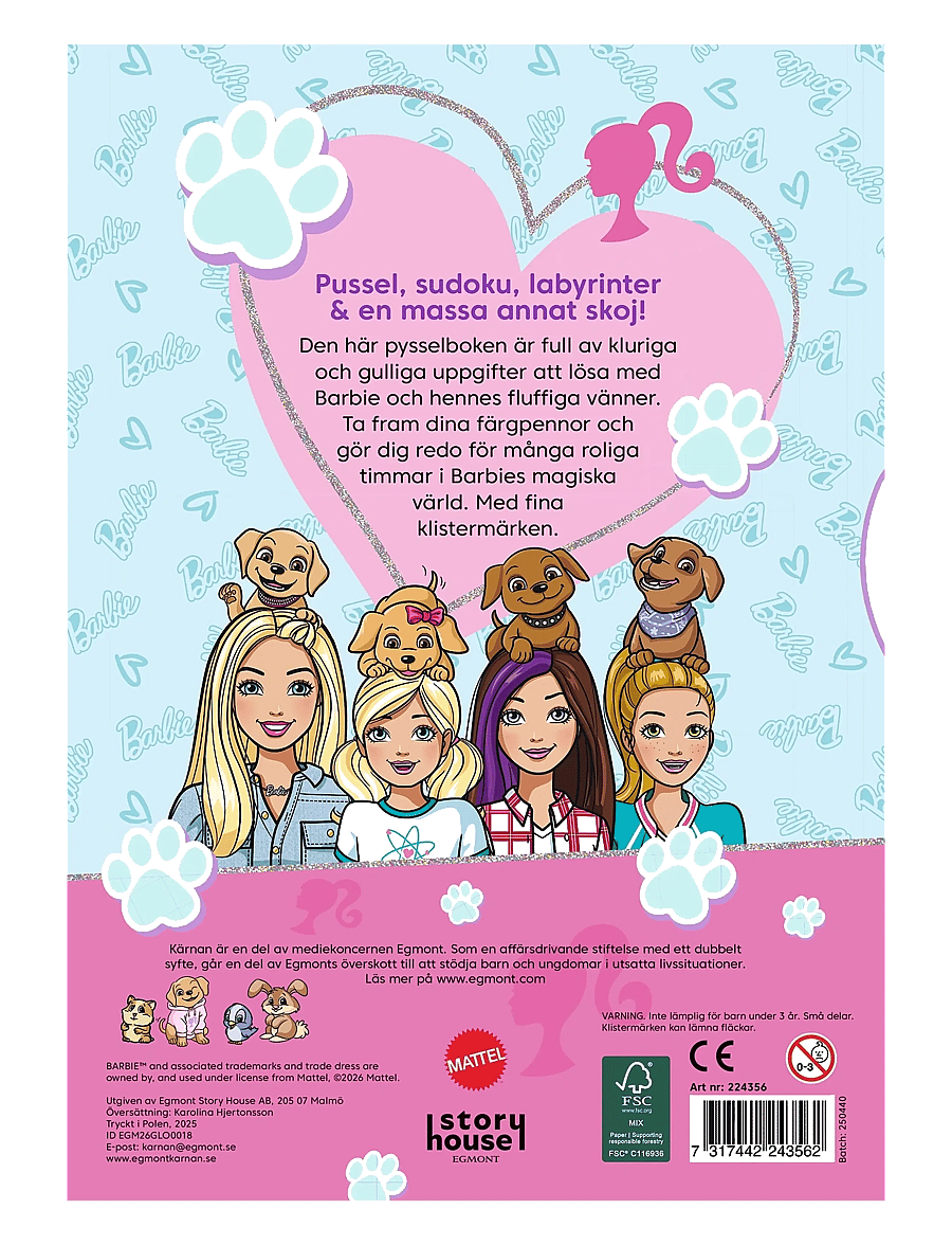 Kärnan - PYSSELBOK BARBIE - målar- & pysselböcker - multi - 4