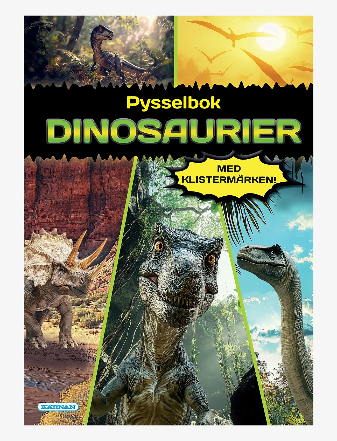 Kärnan - PYSSELBOK DINOSAURIER - målar- & pysselböcker - multi - 0