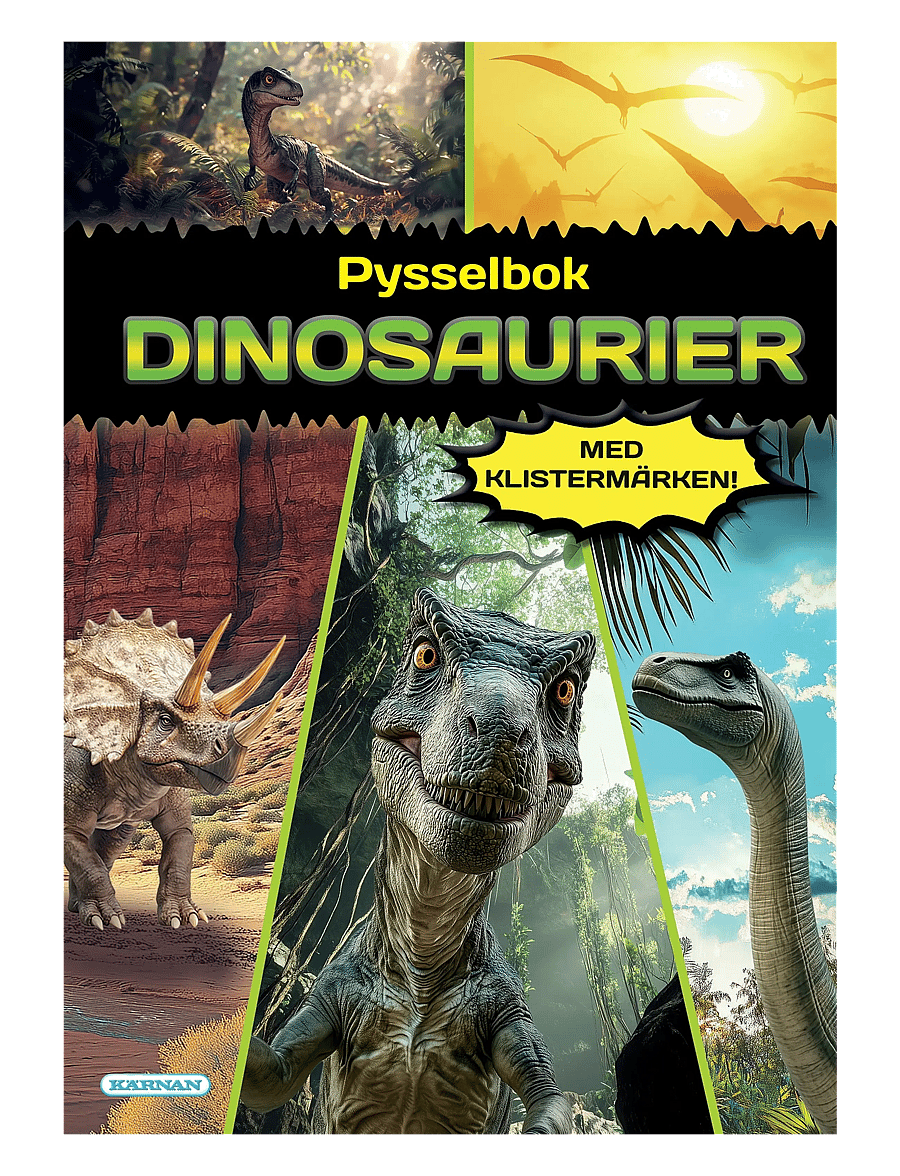 Kärnan - PYSSELBOK DINOSAURIER - målar- & pysselböcker - multi - 0