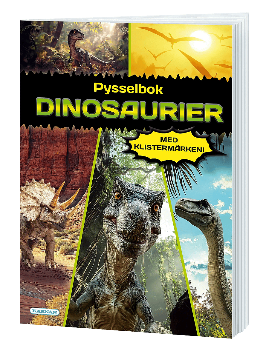 Kärnan - PYSSELBOK DINOSAURIER - målar- & pysselböcker - multi - 1
