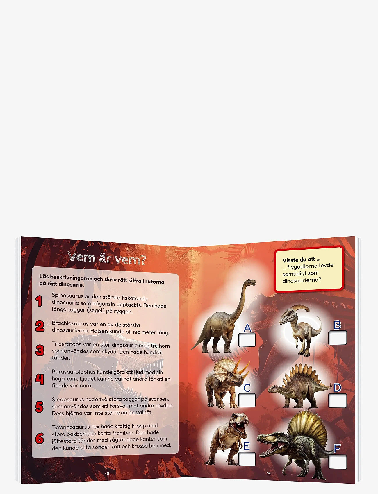 Kärnan - PYSSELBOK DINOSAURIER - målar- & pysselböcker - multi - 2